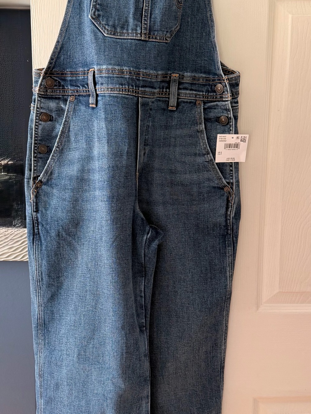 American Eagle Outfitters Blue Denim Women’s Overalls